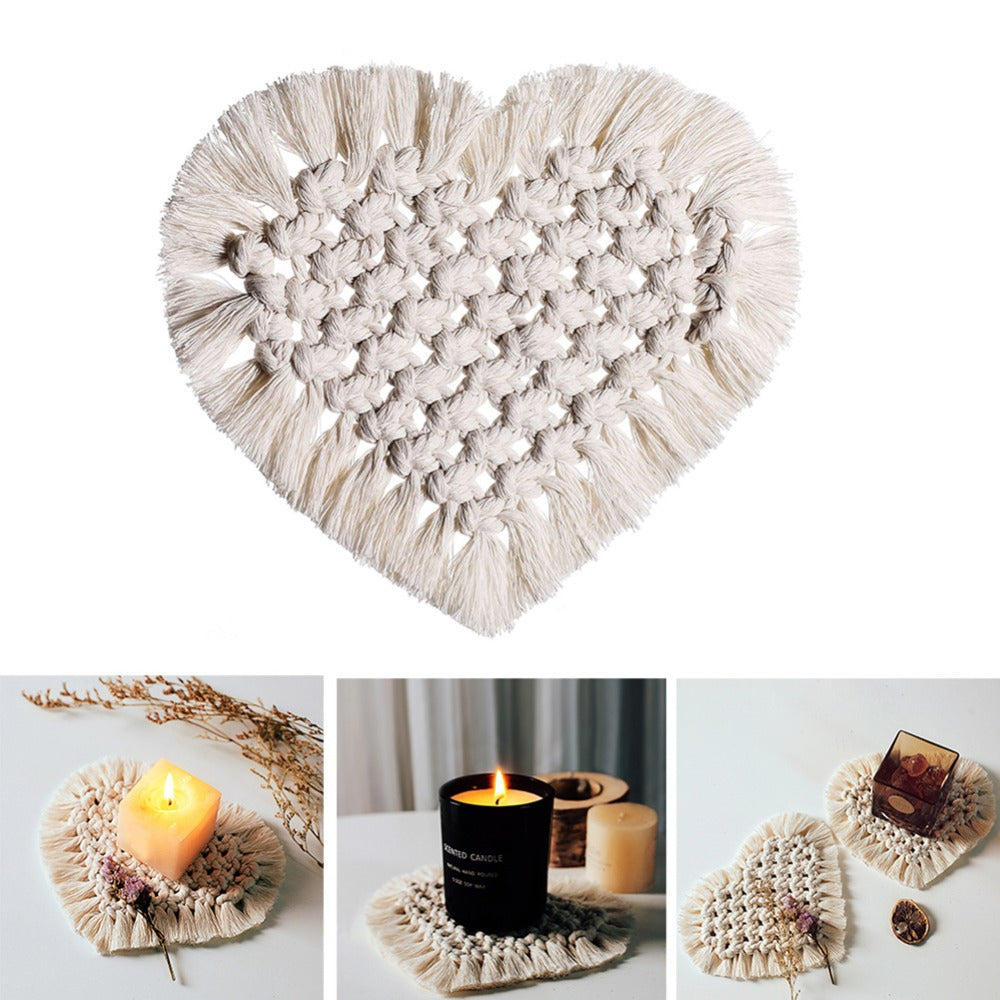Hand-woven coasters