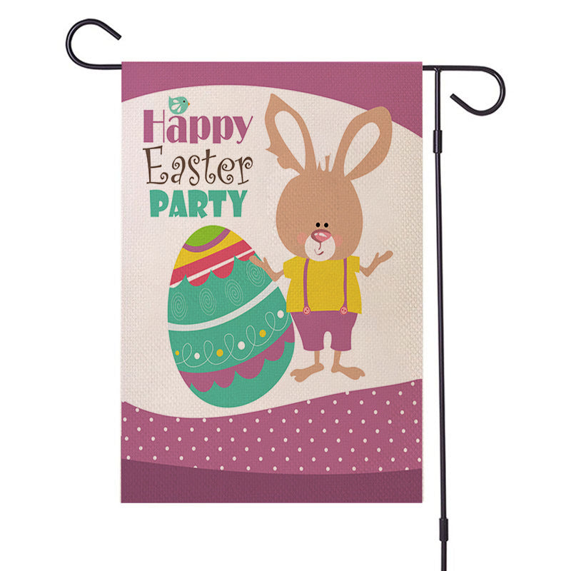 Easter Garden Flag
