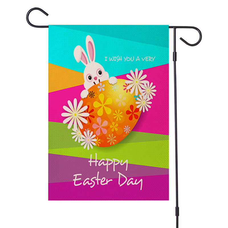 Easter Garden Flag