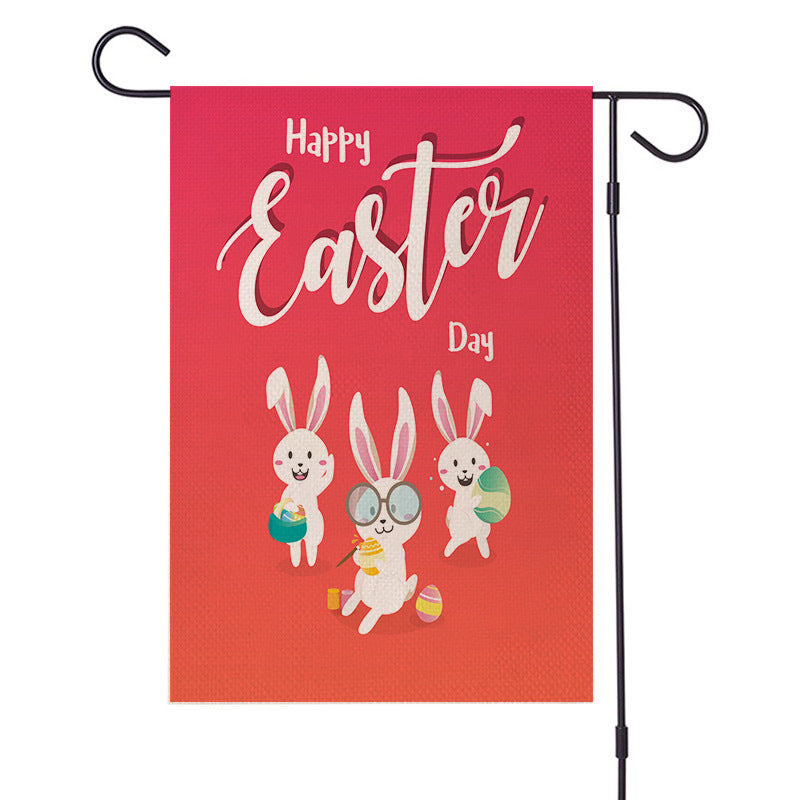 Easter Garden Flag