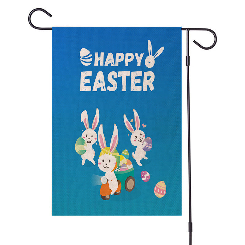 Easter Garden Flag
