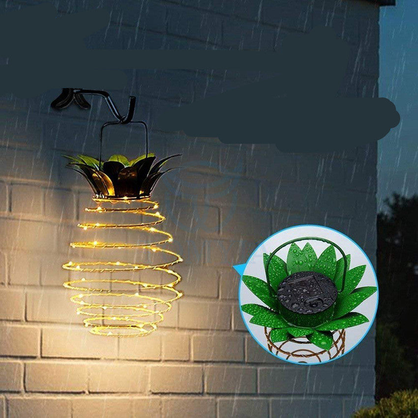Garden Pineapple Solar Lights