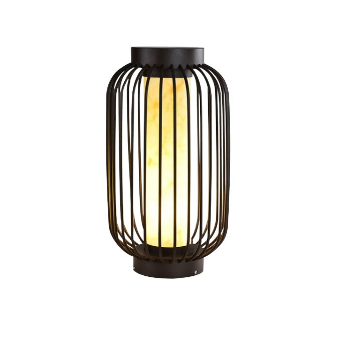 Solar-powered Birdcage Lawn Lights